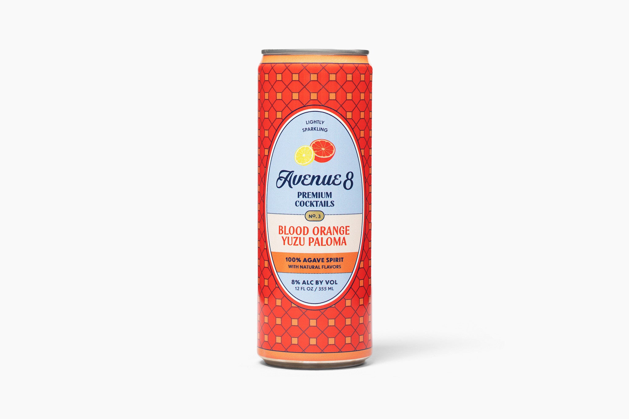 Lightly Sparkling Blood Orange & Yuzu with 100% Agave Spirit