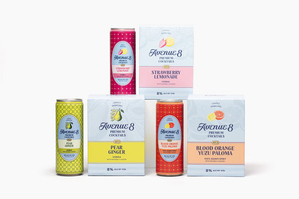 Organic Canned Cocktail Variety Pack | Avenue 8 Cocktails